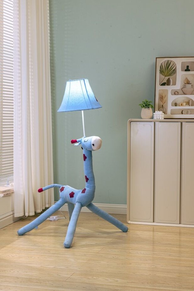 Functional children's floor lamp with soft lighting for kids