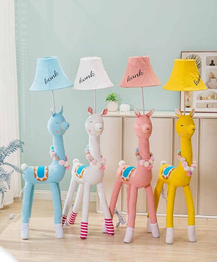 Cute children's floor lamp for bedroom decor