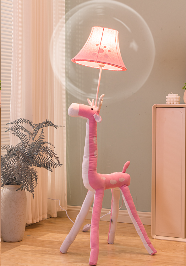 Safe and durable lamp for children's use with rounded edges