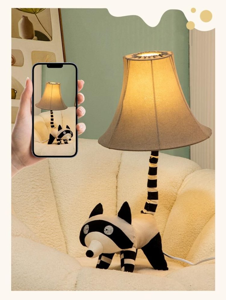 Children's table lamp, cute design