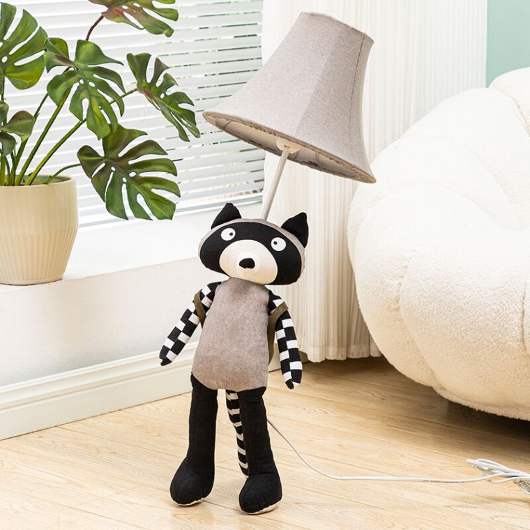 Children's table lamp with soft light