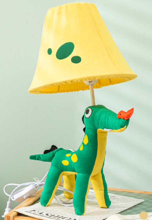 Child-friendly table lamp with soft lighting