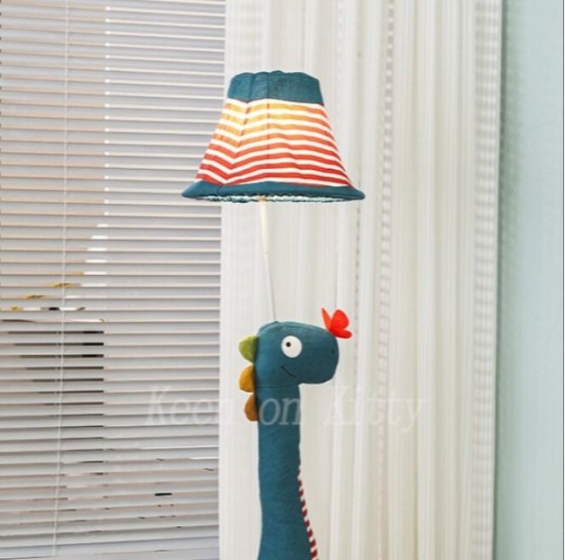 Cartoon style lamp for children