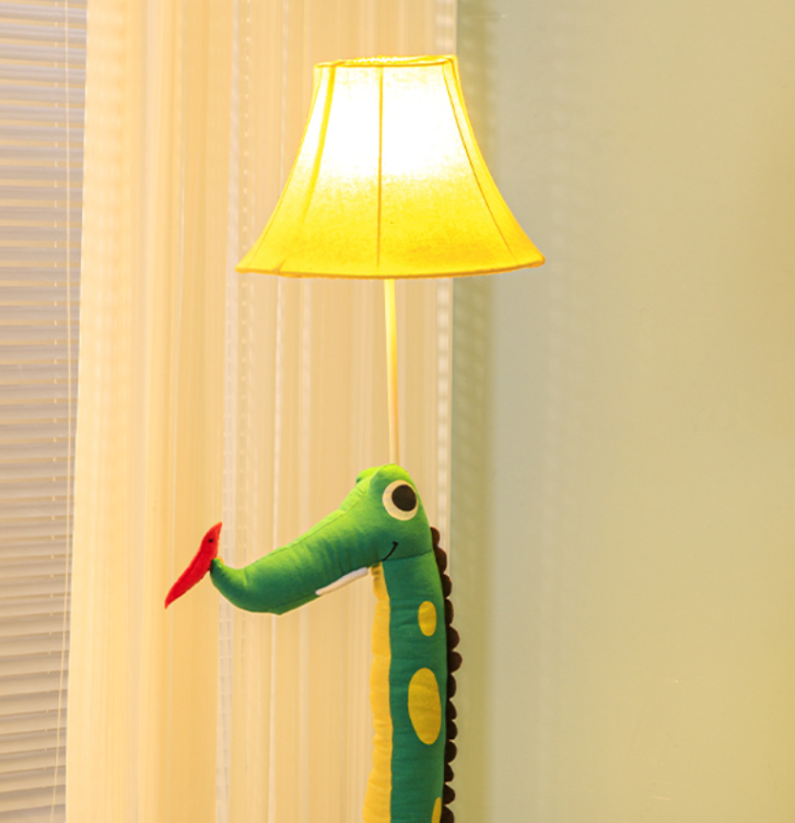Stylish children's floor lamp with soft lighting