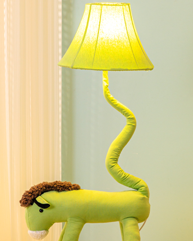 Children's floor lamp with soft lighting
