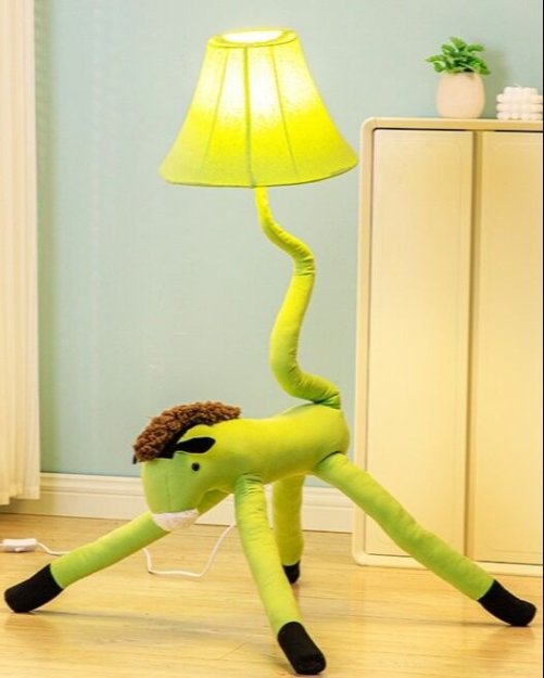 Colorful children's floor lamp for playroom