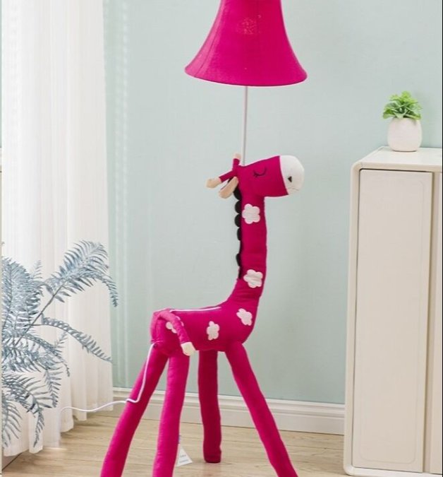 Cute children's floor lamp with playful shape