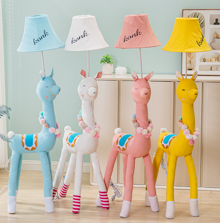 Cute animal-shaped lamp for children's room