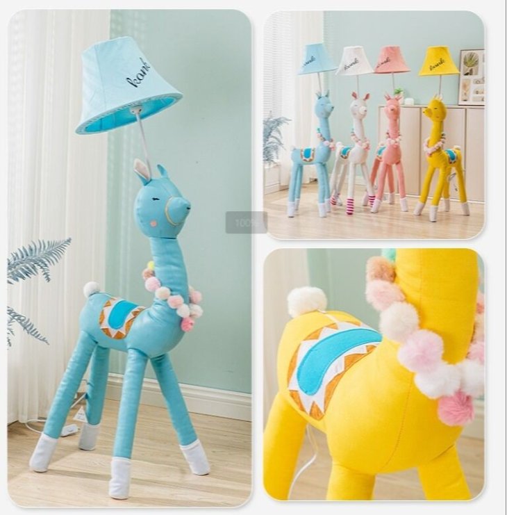 Adorable animal lamp for kids' bedroom decor