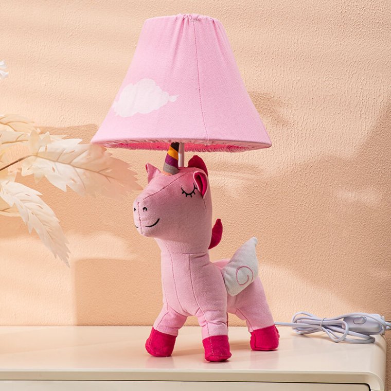 Colorful children's table lamp for bedroom