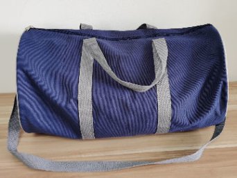 Child's duffel bag tote in trendy style for kids' use