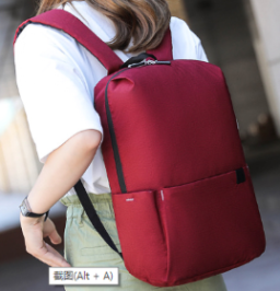 Custom logo printed backpack for business promotion