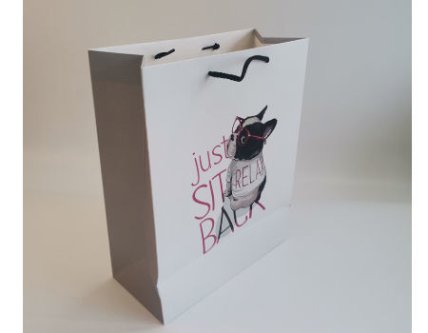 Paper carrier bags for promotional gifts