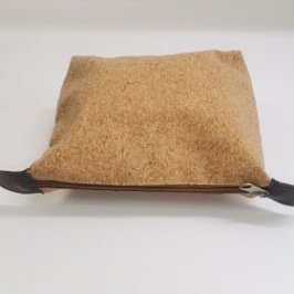 A trendy cosmetic bag in modern style