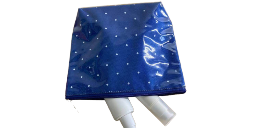 Collection of PVC cosmetic bags for gifts