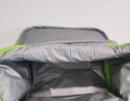 Cooler bag with company logo, perfect for corporate promotional gifts.