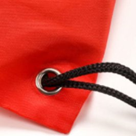 Custom drawstring gift bag for business promotion