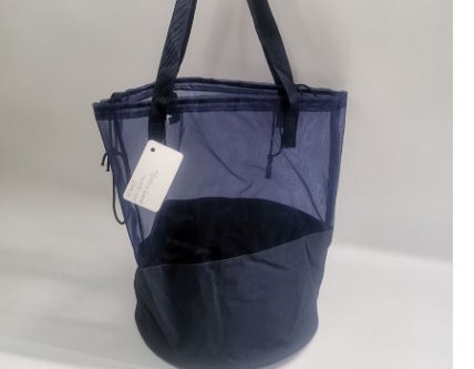 Promotional drawstring bag with company logo for marketing purposes