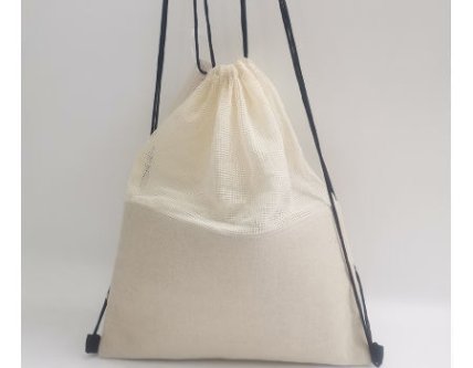 Drawstring bag ideal for corporate promotional giveaways