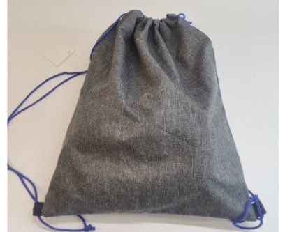 Promotional drawstring bag with unique design