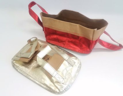 Reusable washable kraft paper promotional bag