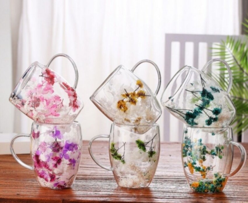 Glass cup accessory for kids' lamp