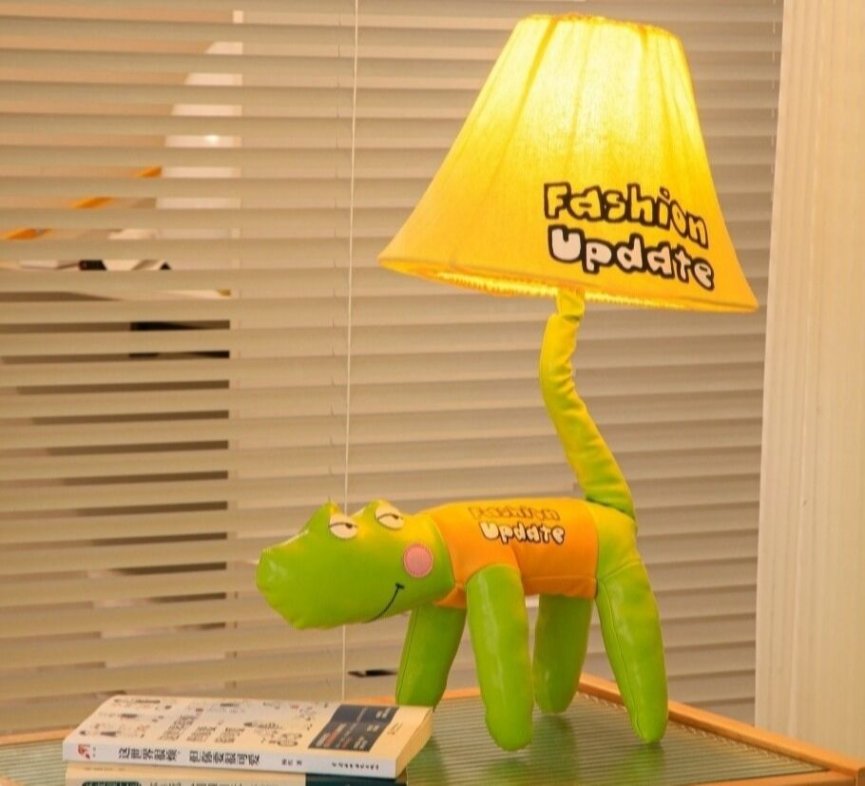 Children's table lamp with creative design