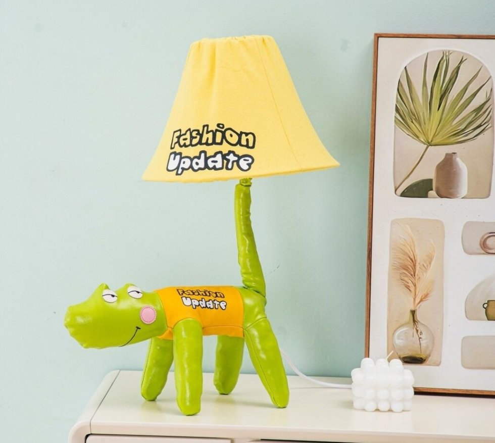 Colorful children's table lamp for room decor