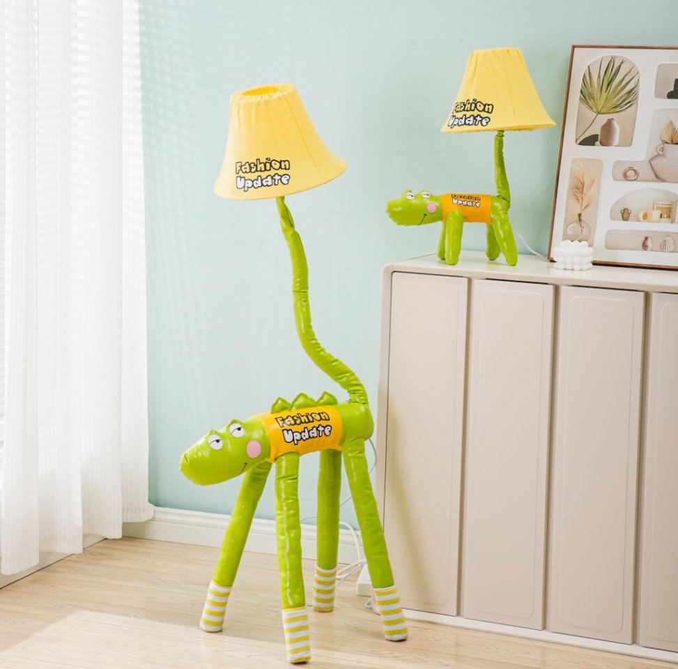 Modern children's table lamp with adjustable light