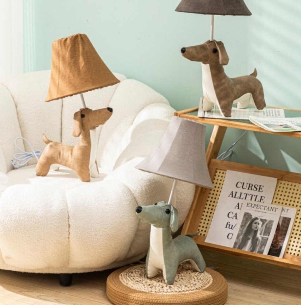 Colorful kids table lamp for bedroom