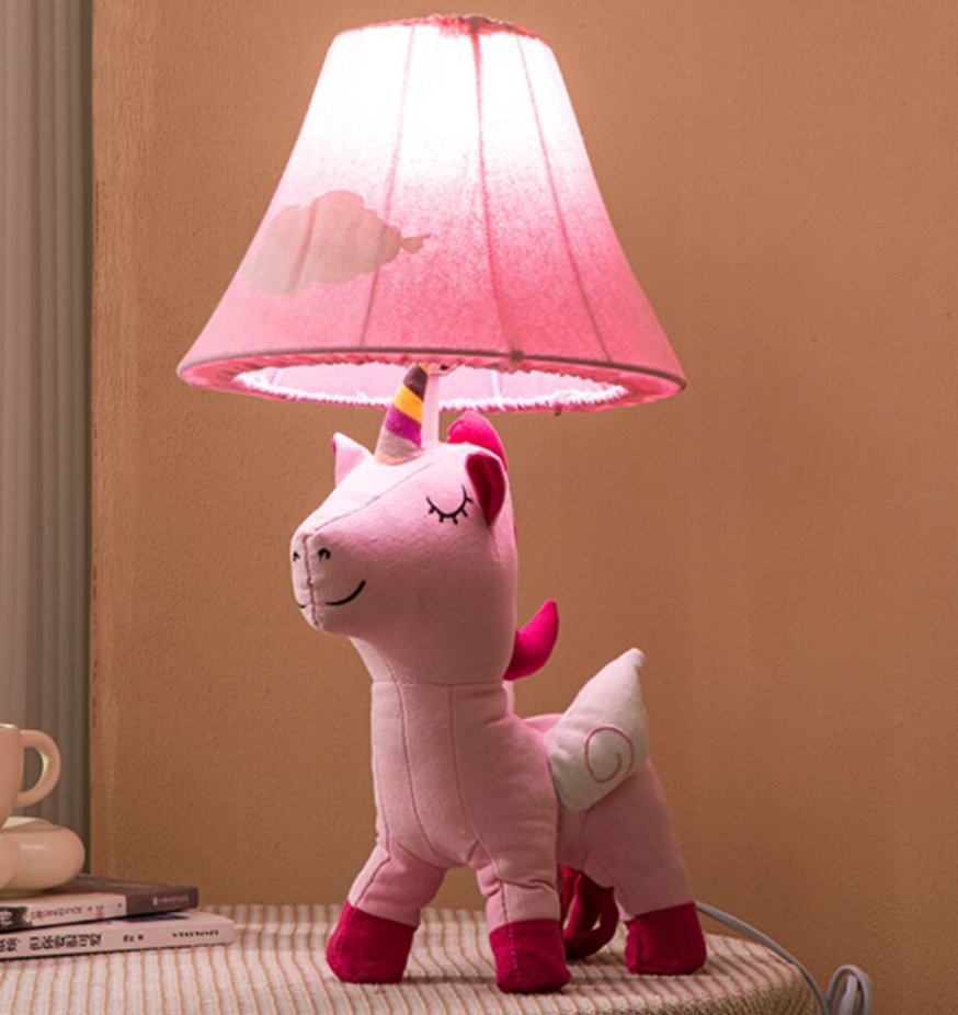 Colorful kids table lamp for bedroom