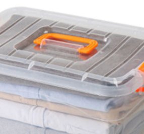 Detail view of PP storage case for children's lamp
