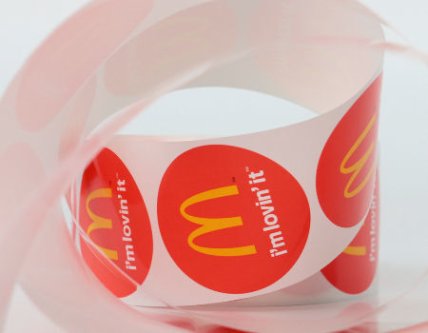 Design of children's lamp labels sticker for e-commerce