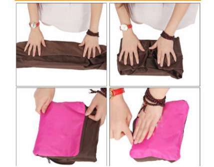 Childrens travel bag with airplane pattern