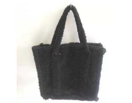 Kids plush bag with cute ears decoration